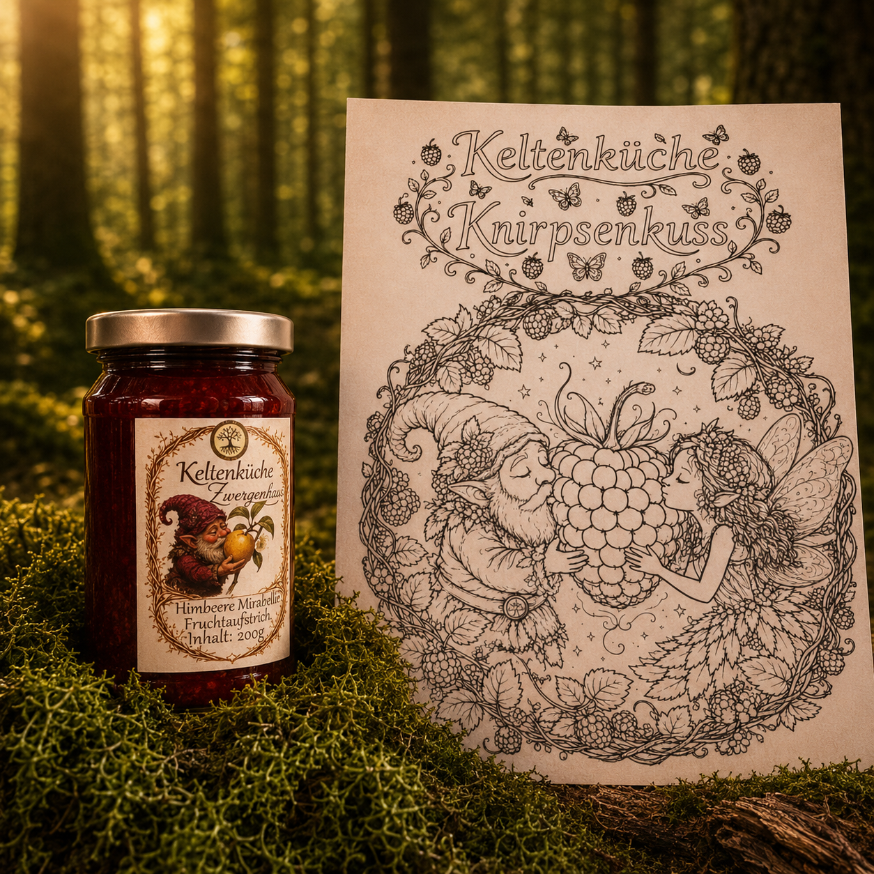 ZwergenKuss - Mirabelle Himbeere Fruchtaufstrich
