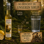 Nebelmond - Rosmarin Zitronen Sirup