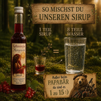 Morgenröte - Rote Johannisbeere Minze Sirup